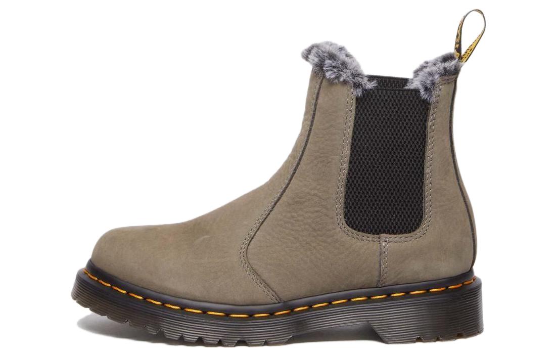2976 Короткие ботинки челси женские серые Dr.Martens, Gray
