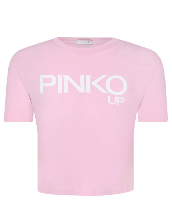 

Футболка из джерси Cropped fit Pinko Up, коричневый