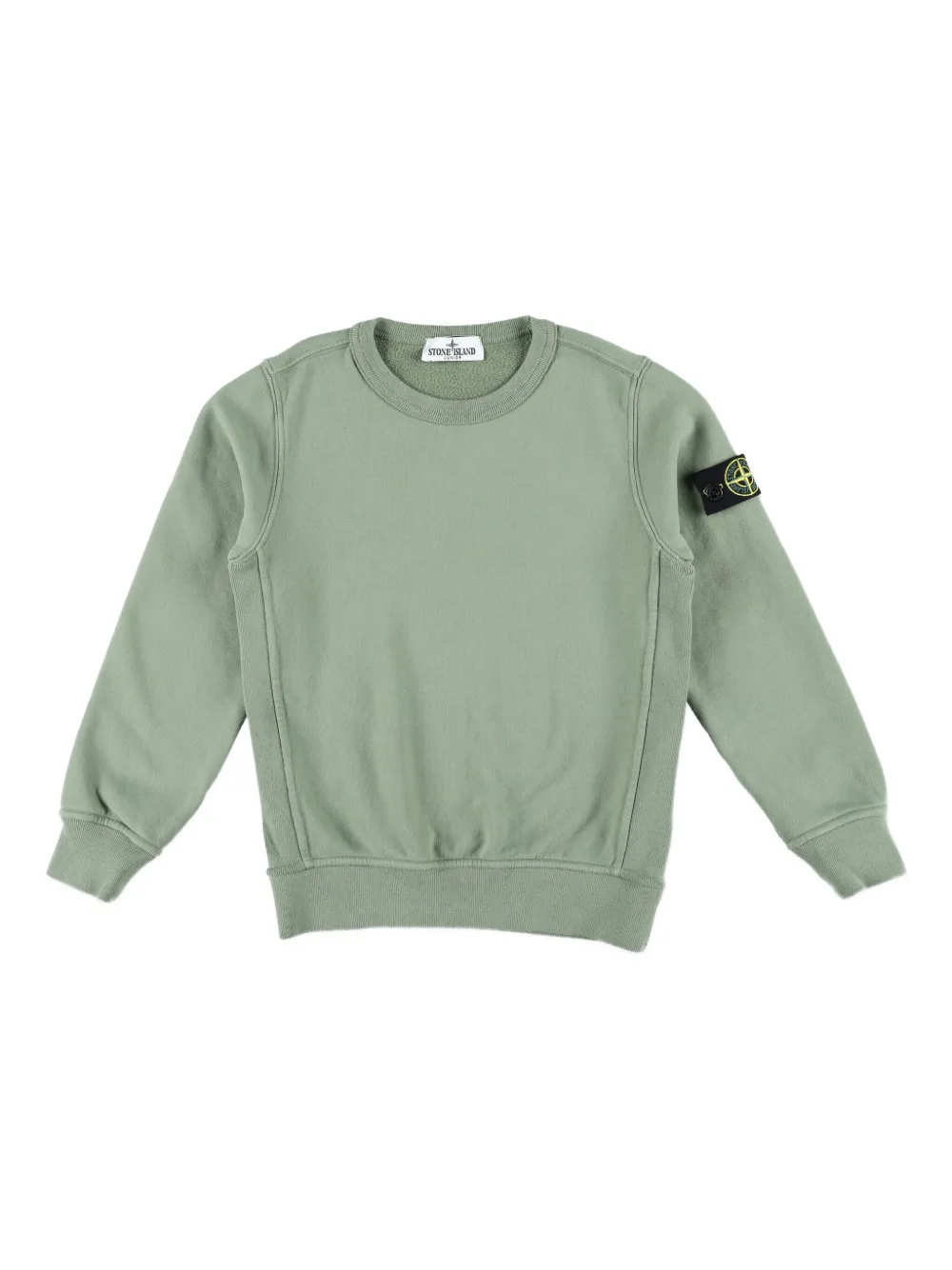 

Толстовка с нашивкой-логотипом Stone Island Junior, зеленый