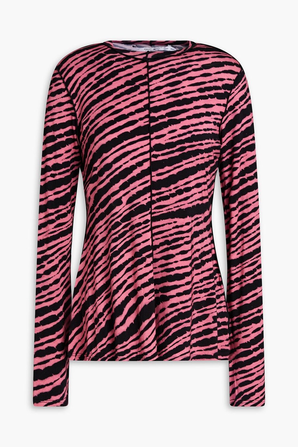 

Топ из эластичного джерси с зебровым принтом PROENZA SCHOULER, розовый