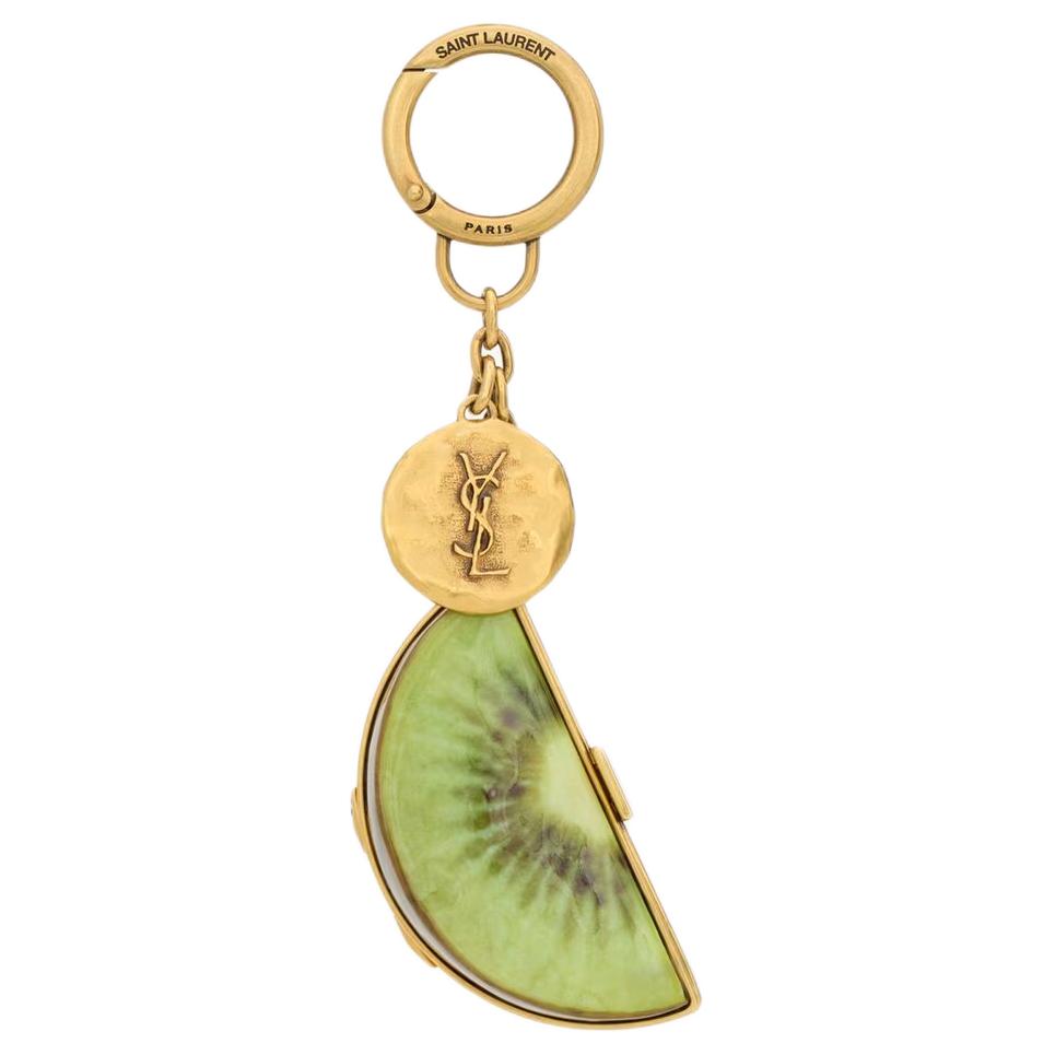 SAINT LAURENT Аксессуар для сумки CASSANDRE Resin женский Kiwi