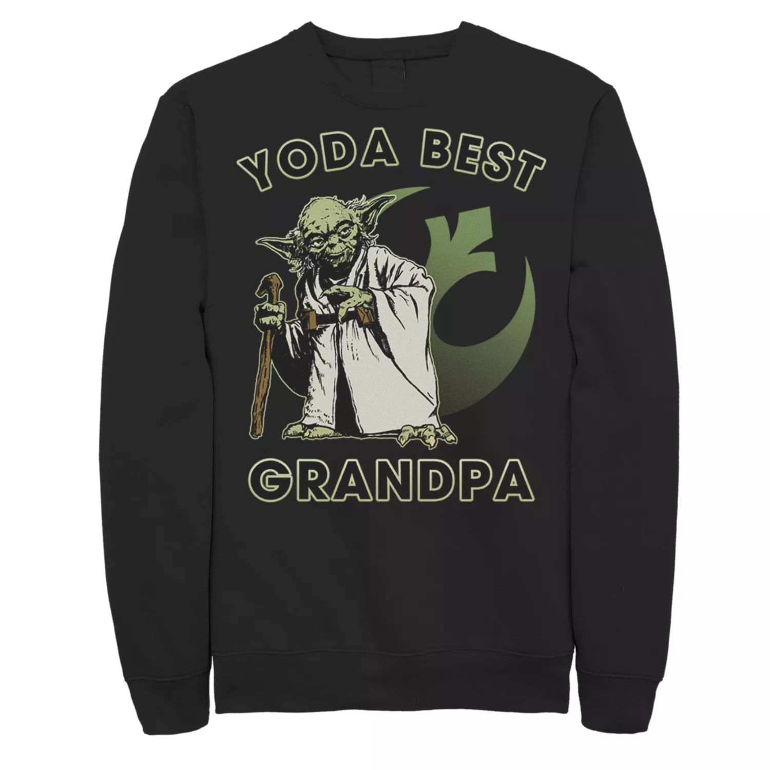 

Мужской свитшот с логотипом Star Wars Yoda Best Grandpa Rebel Licensed Character