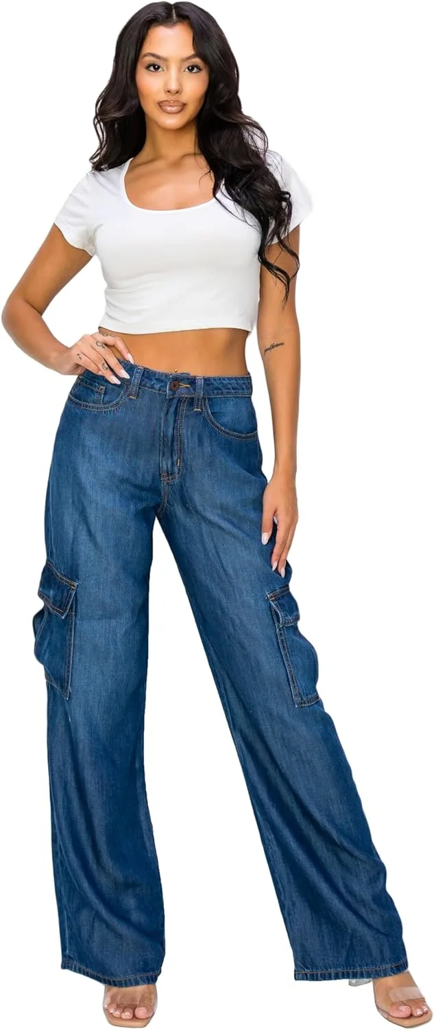 

Aphrodite высокие карго-штаны женские с высокой талией и множеством карманов