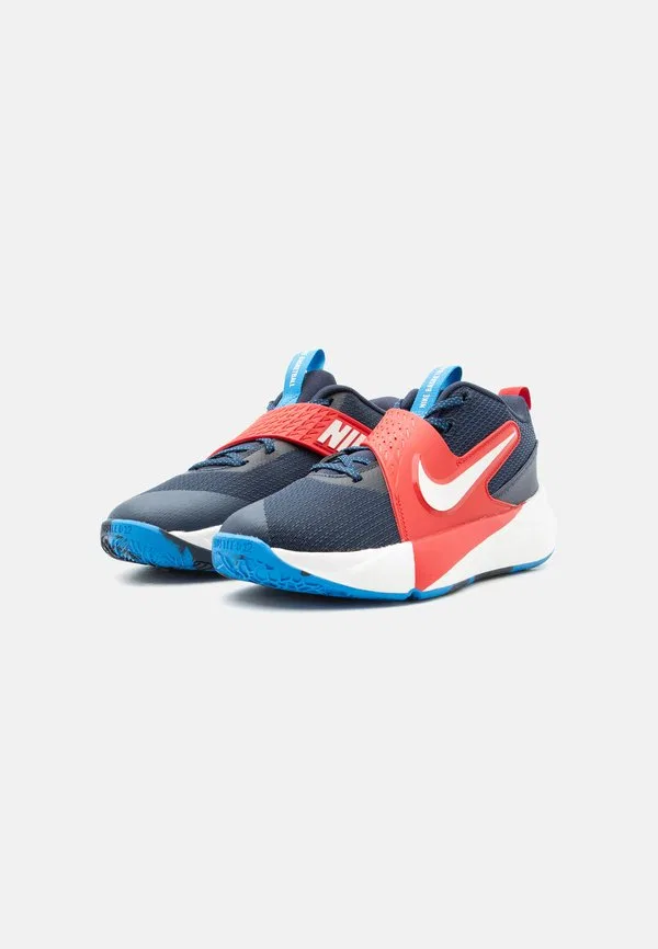 Баскетбольные кроссовки team hustle Nike Performance, Tm Navy/Sail/University Red/Photo Blue — фото 2