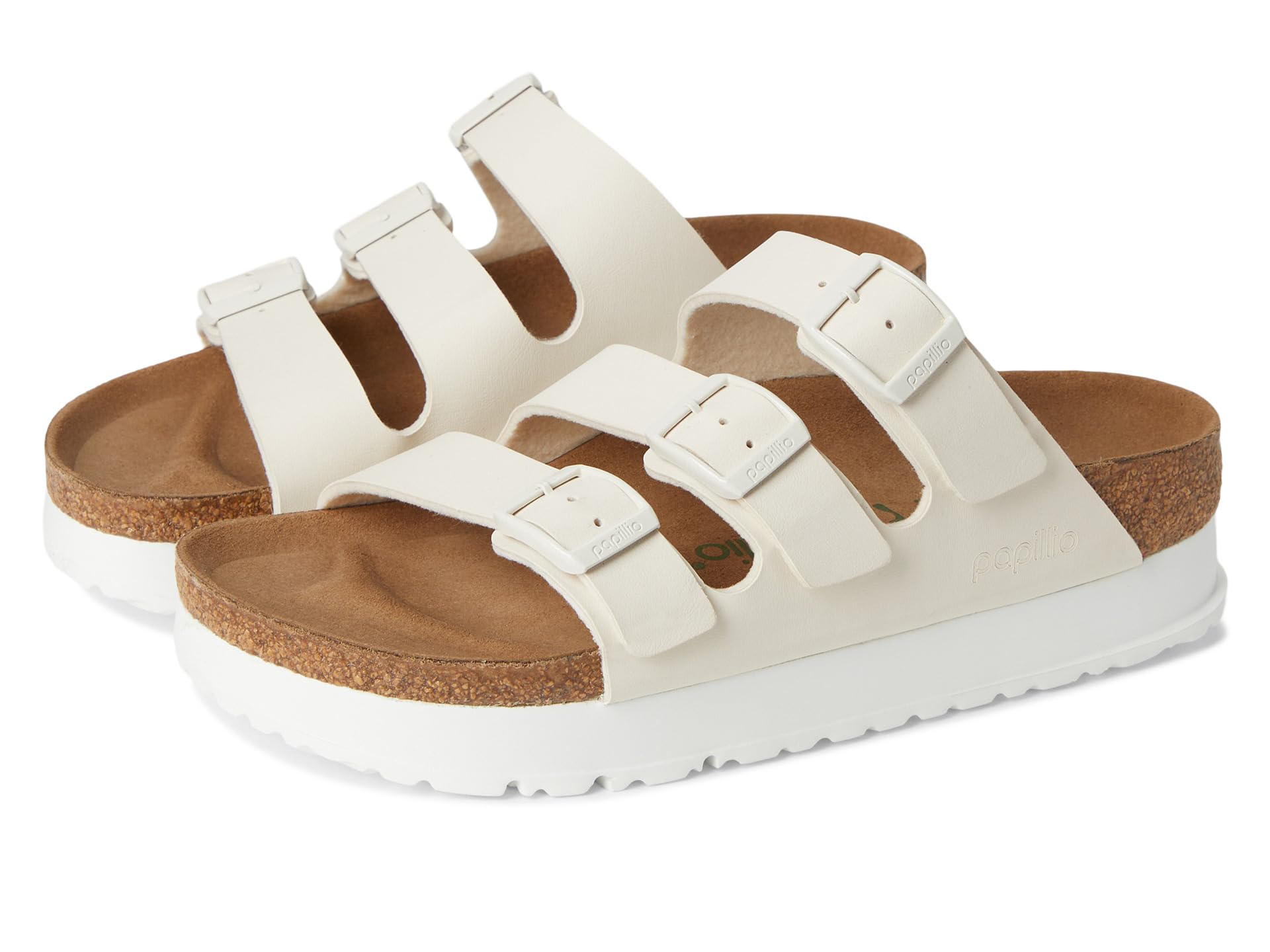 Сандалии Birkenstock Papillio By Birkenstock Florida Platform - Vegan, Eggshell