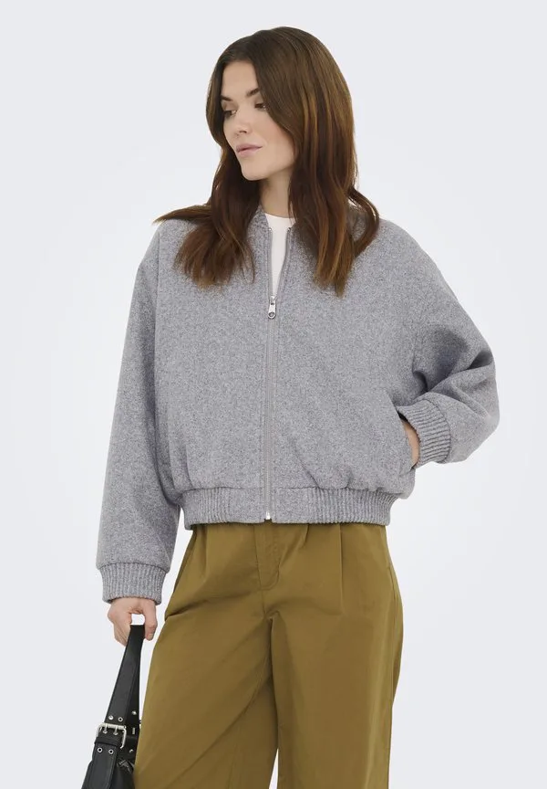 

Толстовка на молнии onlelba life Only, Medium Grey Melange, Серый, Толстовка на молнии onlelba life Only, Medium Grey Melange