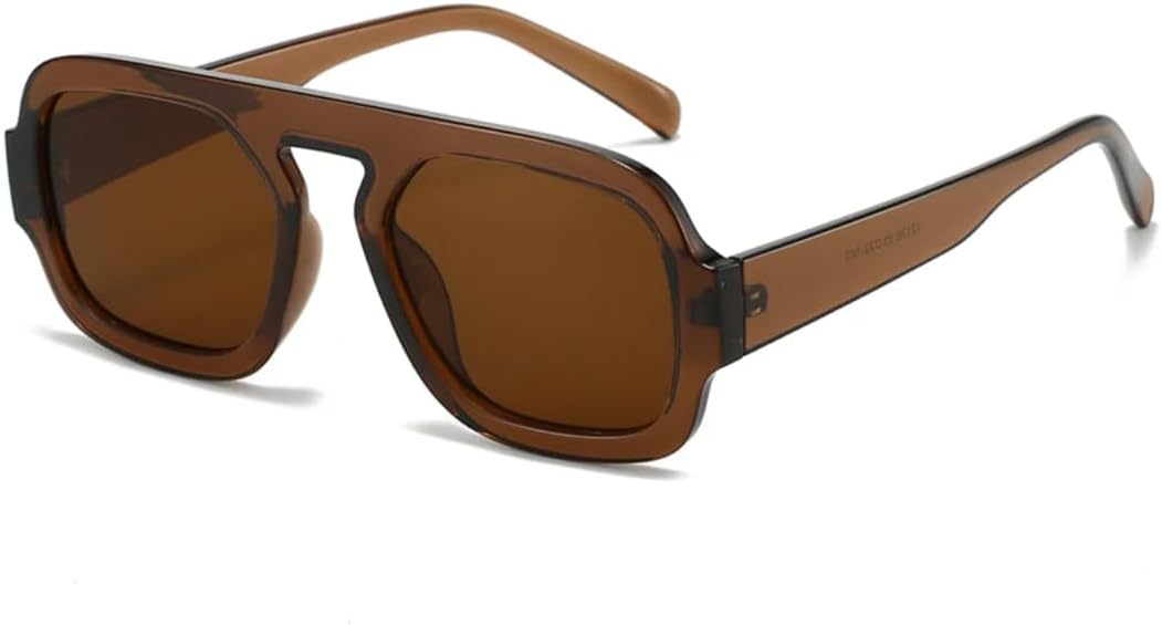 

Солнцезащитные очки для мужчин и женщин - защита UV400 - крупная оправа, градиентный панк, сине-зеленый цвет, для занятий спортом на открытом воздухе и вождения DSVIGF, Tea Tea