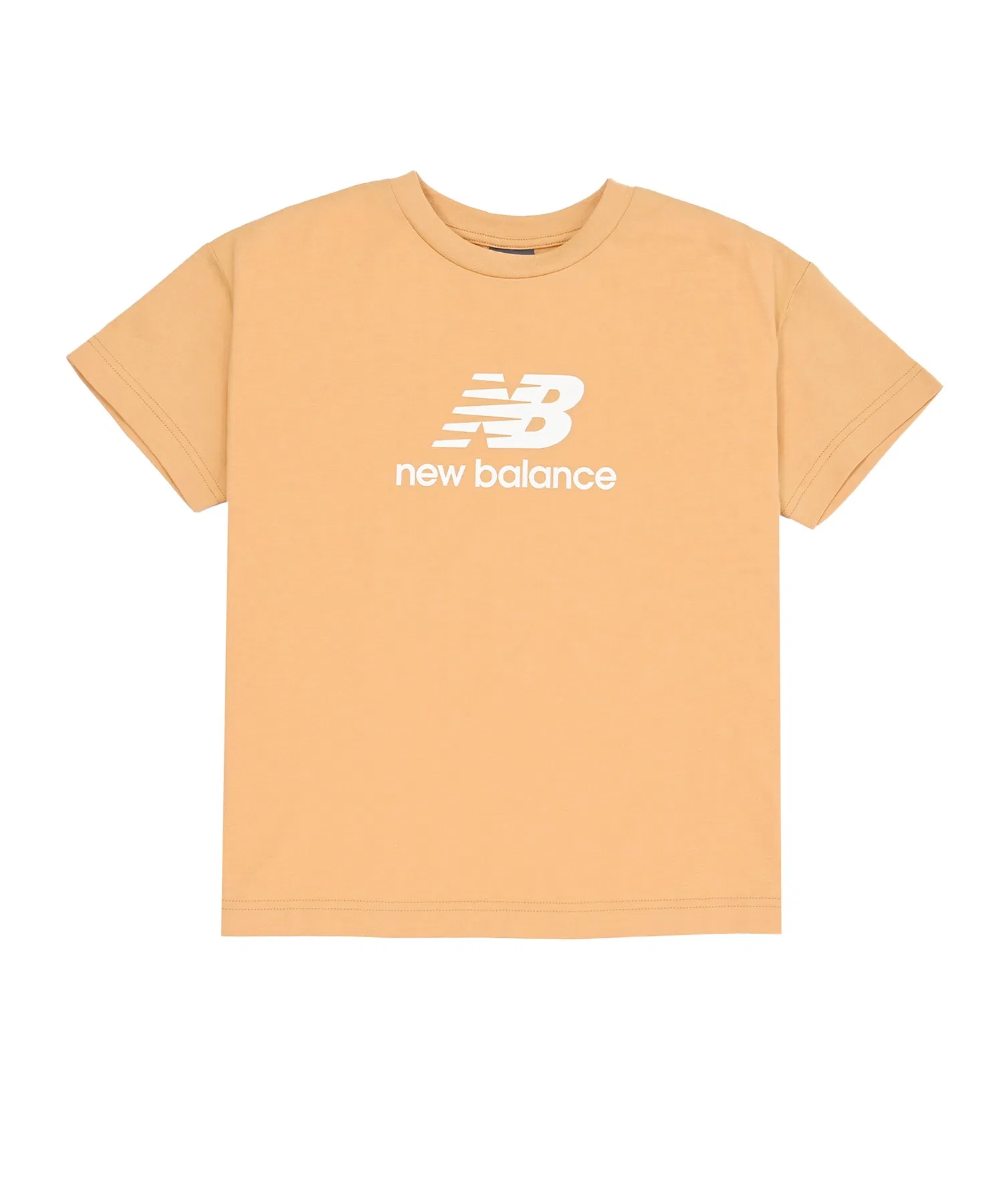Детская футболка New Balance с логотипом NB DRY оранжевая