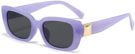 

Винтажные солнцезащитные очки в маленькой оправе 2027 года для женщин, панк-стиль, прямоугольные солнцезащитные очки с защитой от УФ-излучения UV400 MTZJH, C