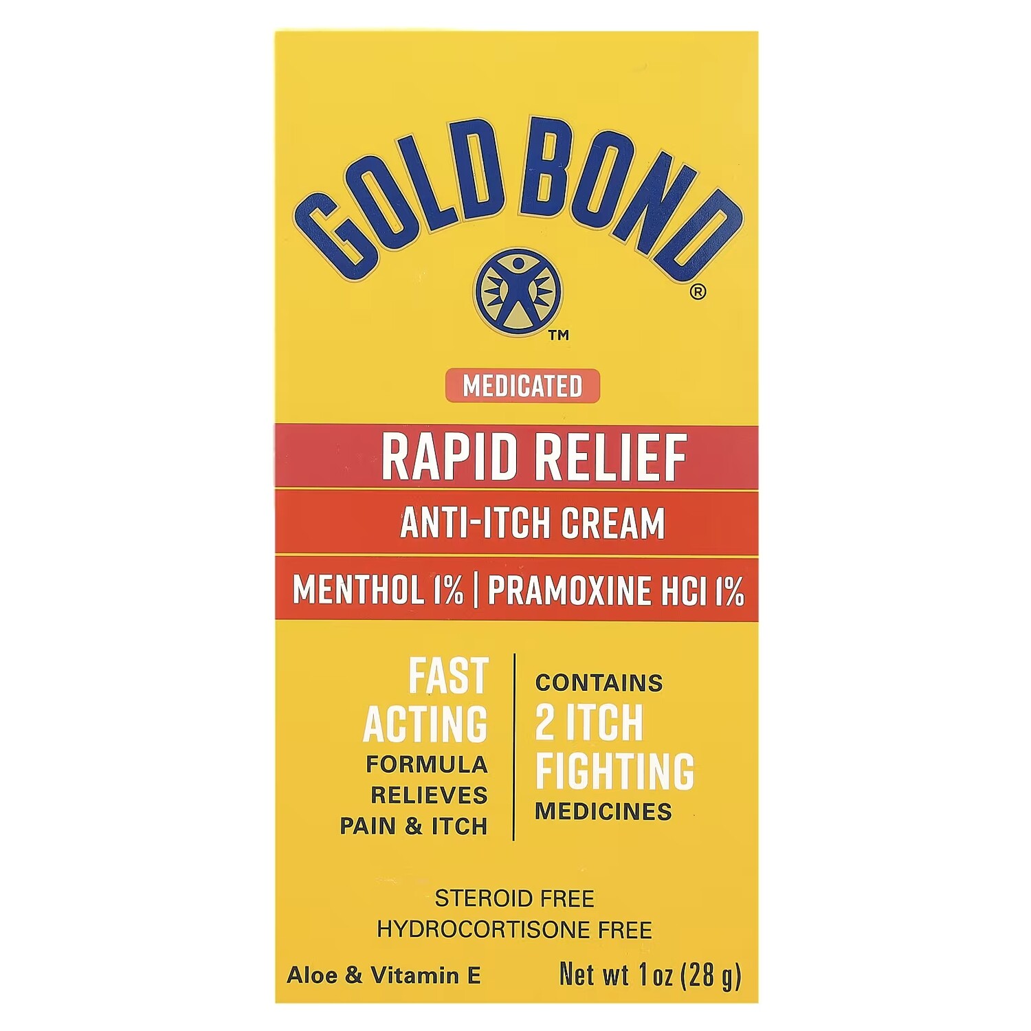 

Крем быстродействующий Gold Bond Medicated против зуда, 28 г