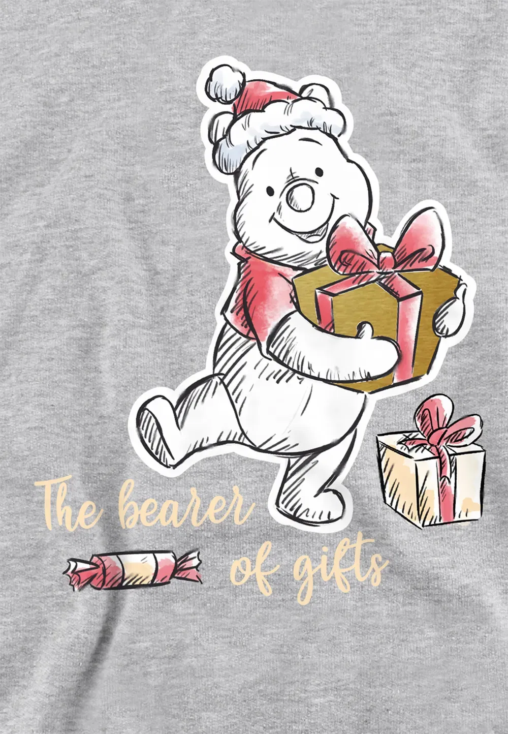 Детский худи Winnie the Pooh Disney, серый — фото 2