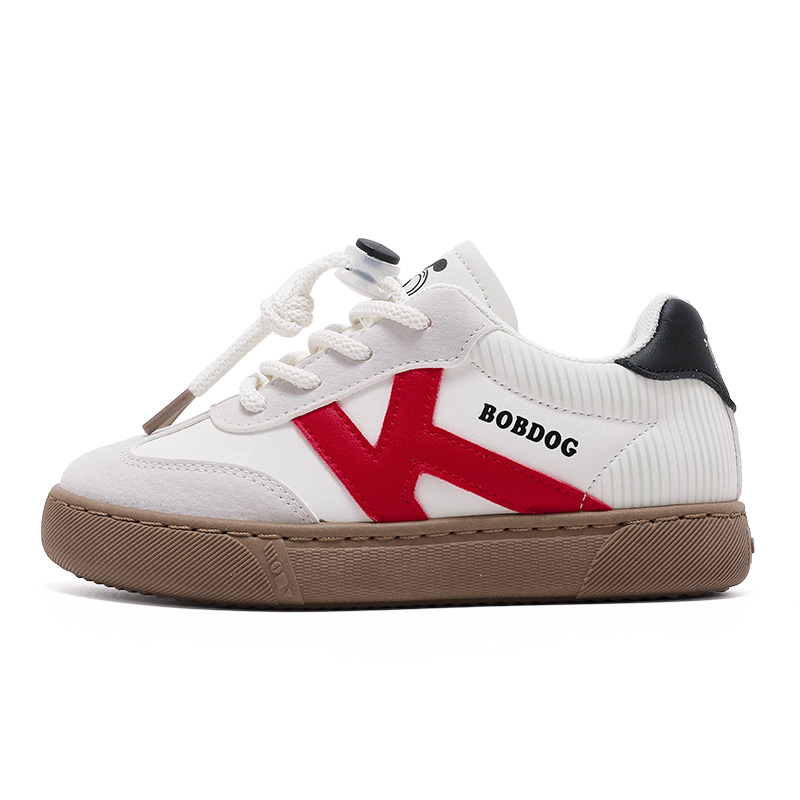 

Детская повседневная обувь для детей BOBDOG, бежевый/красный