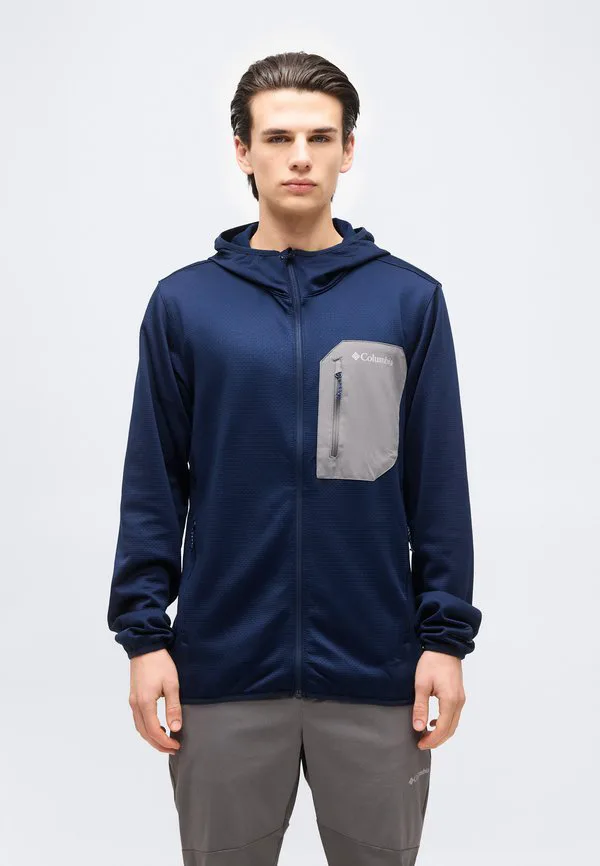 

Толстовка на молнии с сеткой tall heights Columbia, Collegiate Navy/City Grey, Серый, Толстовка на молнии с сеткой tall heights Columbia, Collegiate Navy/City Grey