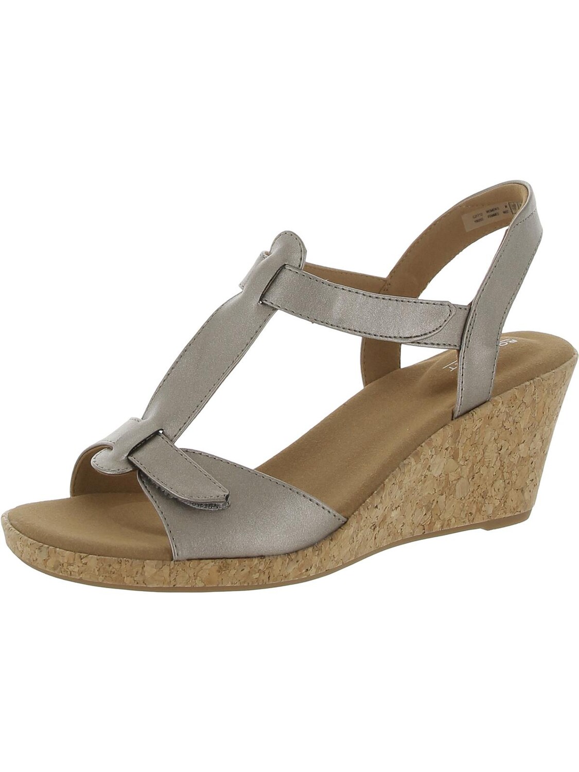 

Женские сандалии Blanca из искусственной кожи с Т-образным ремешком на щиколотке Rockport, цвет Metallic