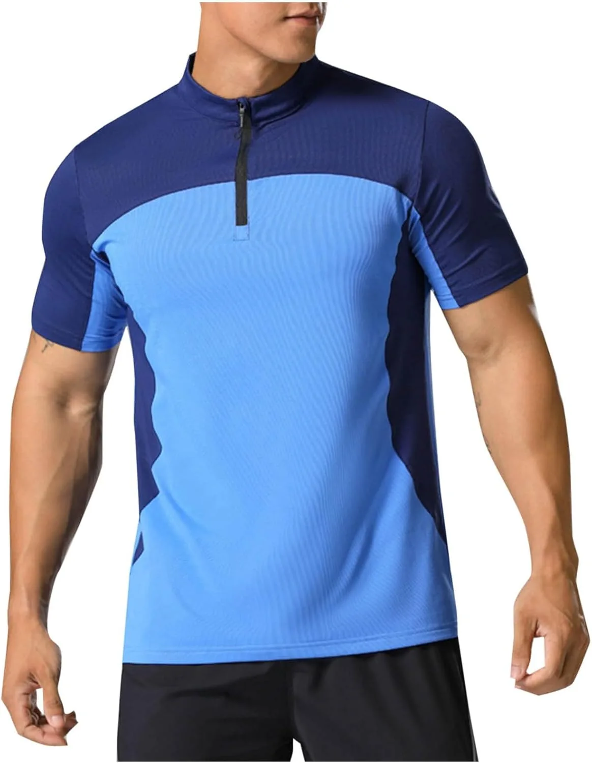 

Футболка мужская 2025 с круглым вырезом и коротким рукавом Lmdudan