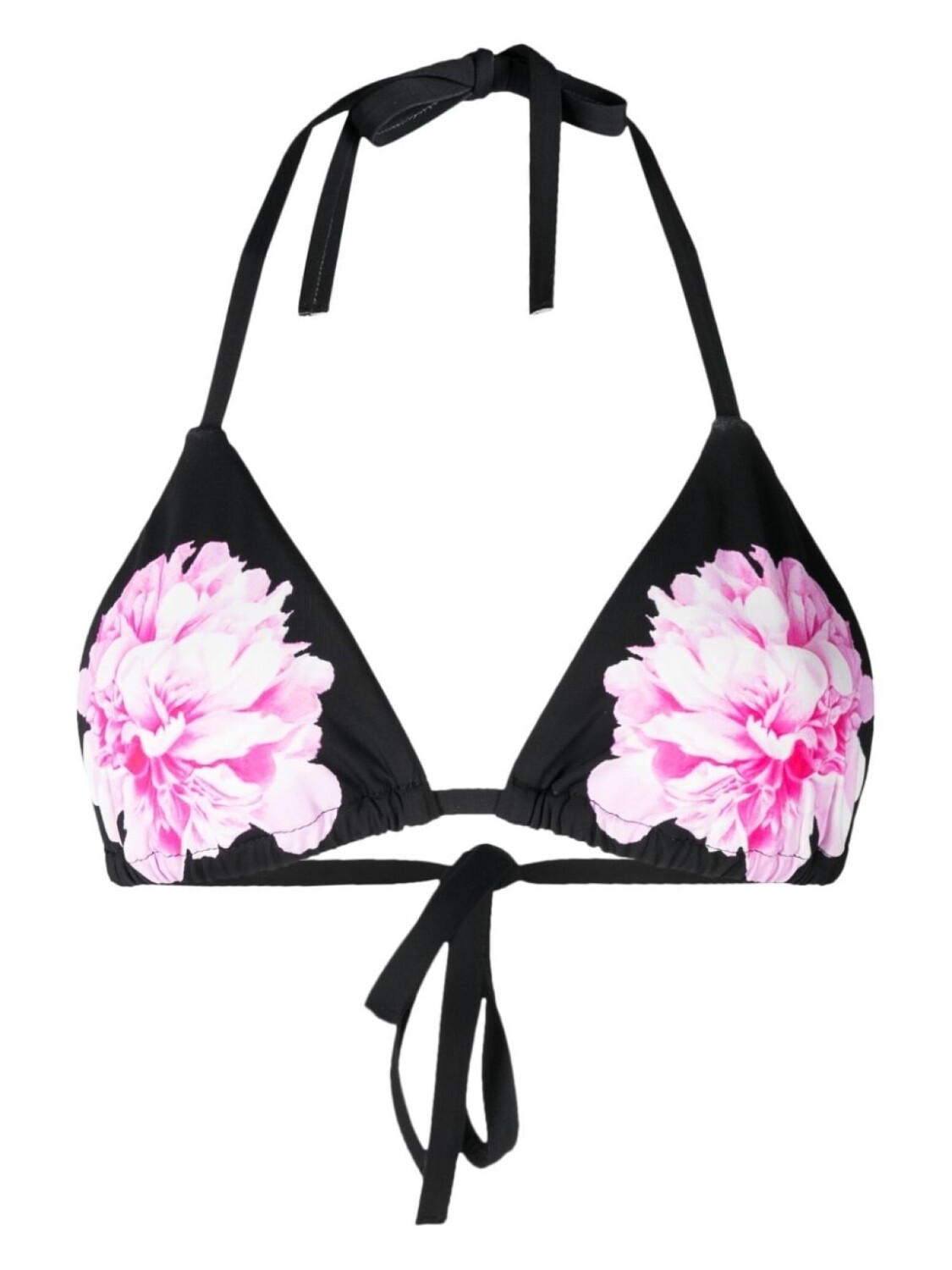 

Cynthia Rowley топ бикини с цветочным принтом, черный
