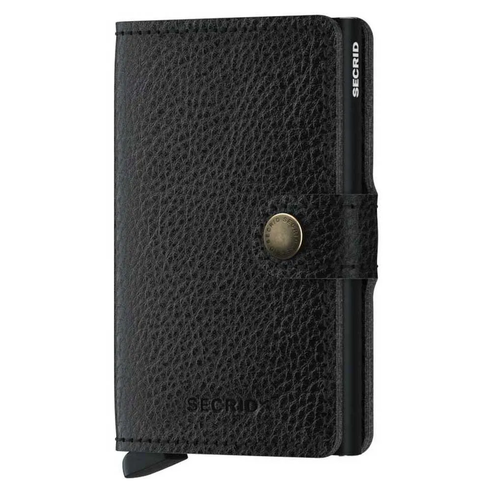 

Кошелек Secrid Miniwallet Vegetable Tanned leather, черный