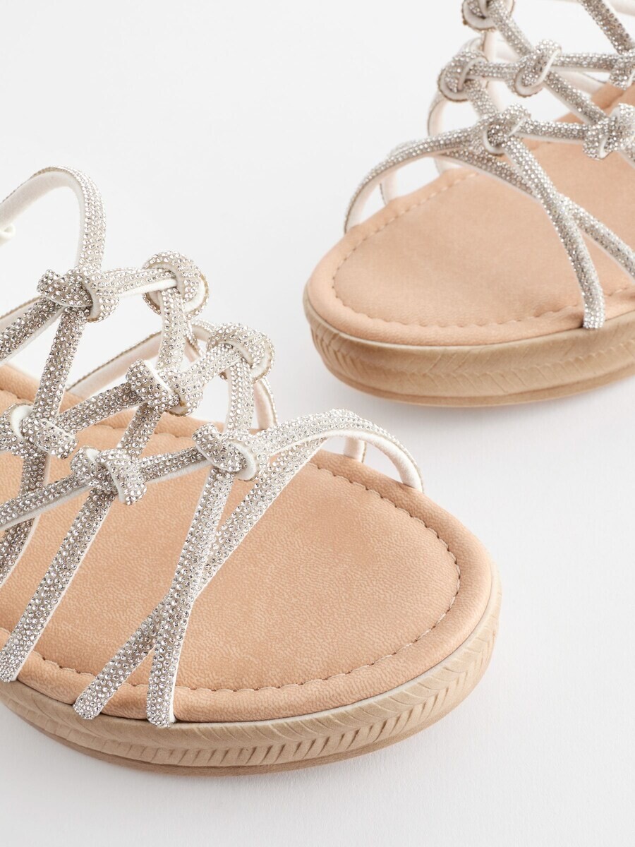 Босоножки на высоком каблуке Next Sandals Forever Comfort, белый — фото 4