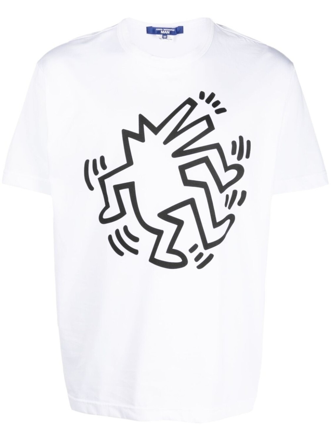 

Junya Watanabe MAN футболка с графичным принтом из коллаборации с Keith Haring, белый