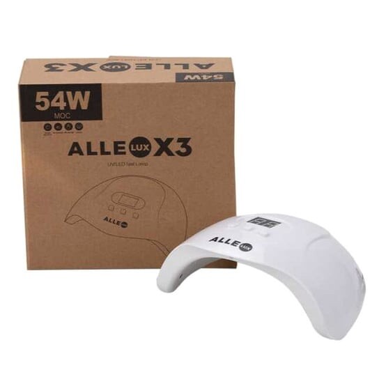 

Лампа для ногтей 54Вт USB Белый AlleLux X3 UV/LED, inna