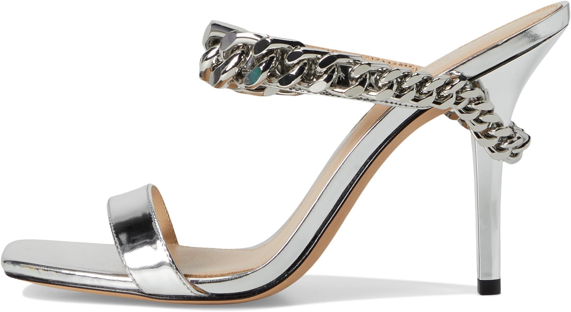 Туфли MICHAEL Michael Kors Bianca High Sandal, серебряный — фото 4