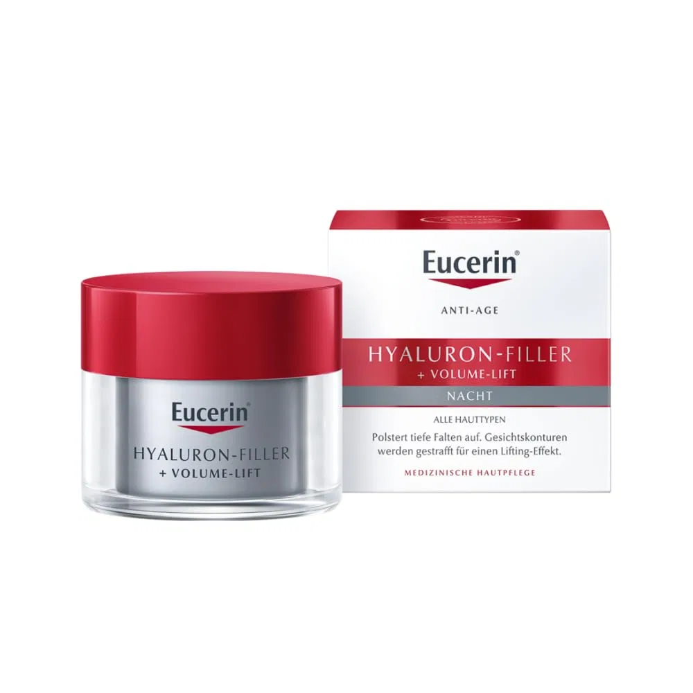 Крем для лица Eucerin — Ночной Hyaluronic Filler + Volume-Lift, 50 мл