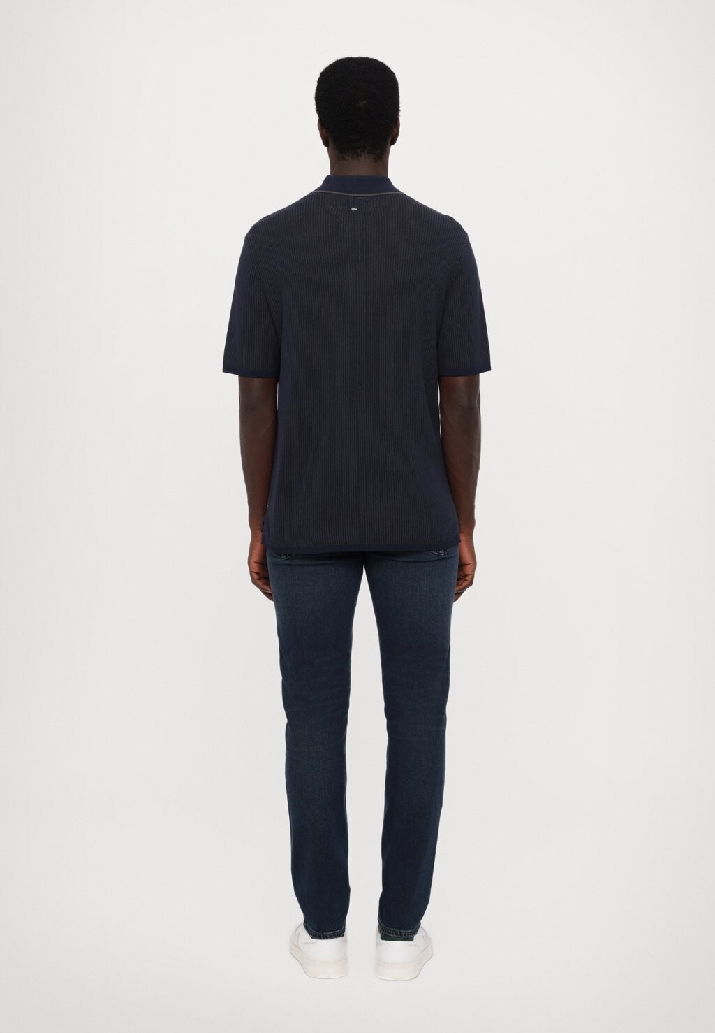 

Рубашка поло HARVEY rag & bone, темно-синий