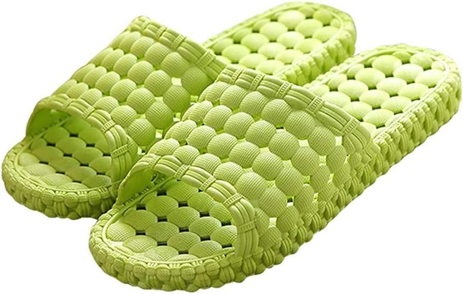 

Женские и мужские домашние шлепанцы Dayiss для ванной и душа, однотонные, слипоны, для бассейна, быстросохнущие, спортивные тапочки с мягкой подошвой, открытый носок, домашние тапочки, зеленый
