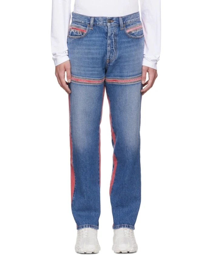 

Джинсы прямого кроя D-Mand со средней посадкой Diesel, синий