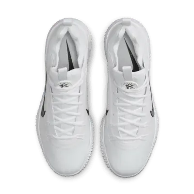 Кроссовки Nike Huarache 9 Elite TF LAX Lacrosse Shoes, белый/черный — фото 4