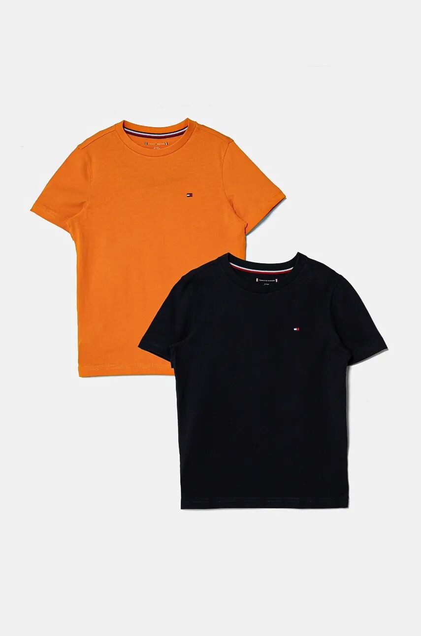 

Детские хлопковые футболки Tommy Hilfiger, 2 шт, оранжевый