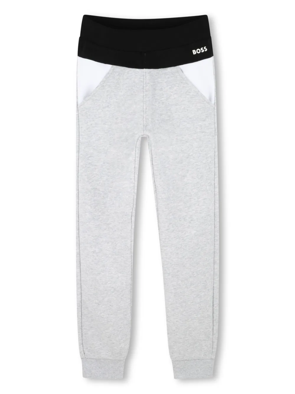 

Спортивные брюки с логотипом BOSS Kidswear, серый