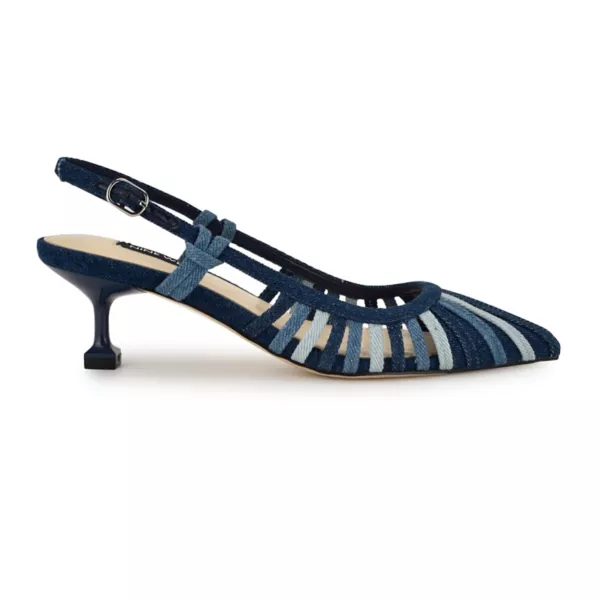 Женские лодочки Whitt на ремешке Nine West, черный — фото 2