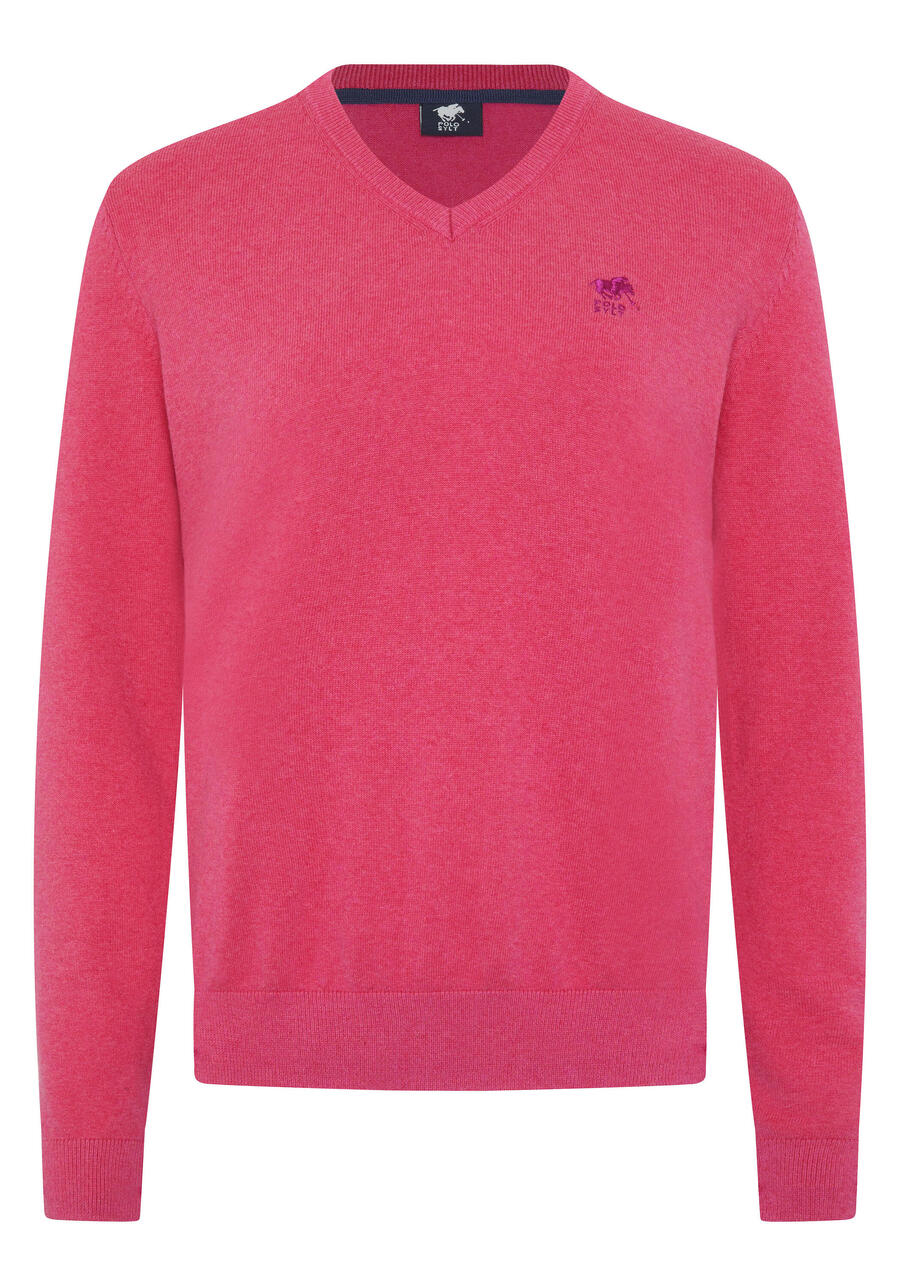 

POLO SYLT Свитер с полосками и вышитым логотипом