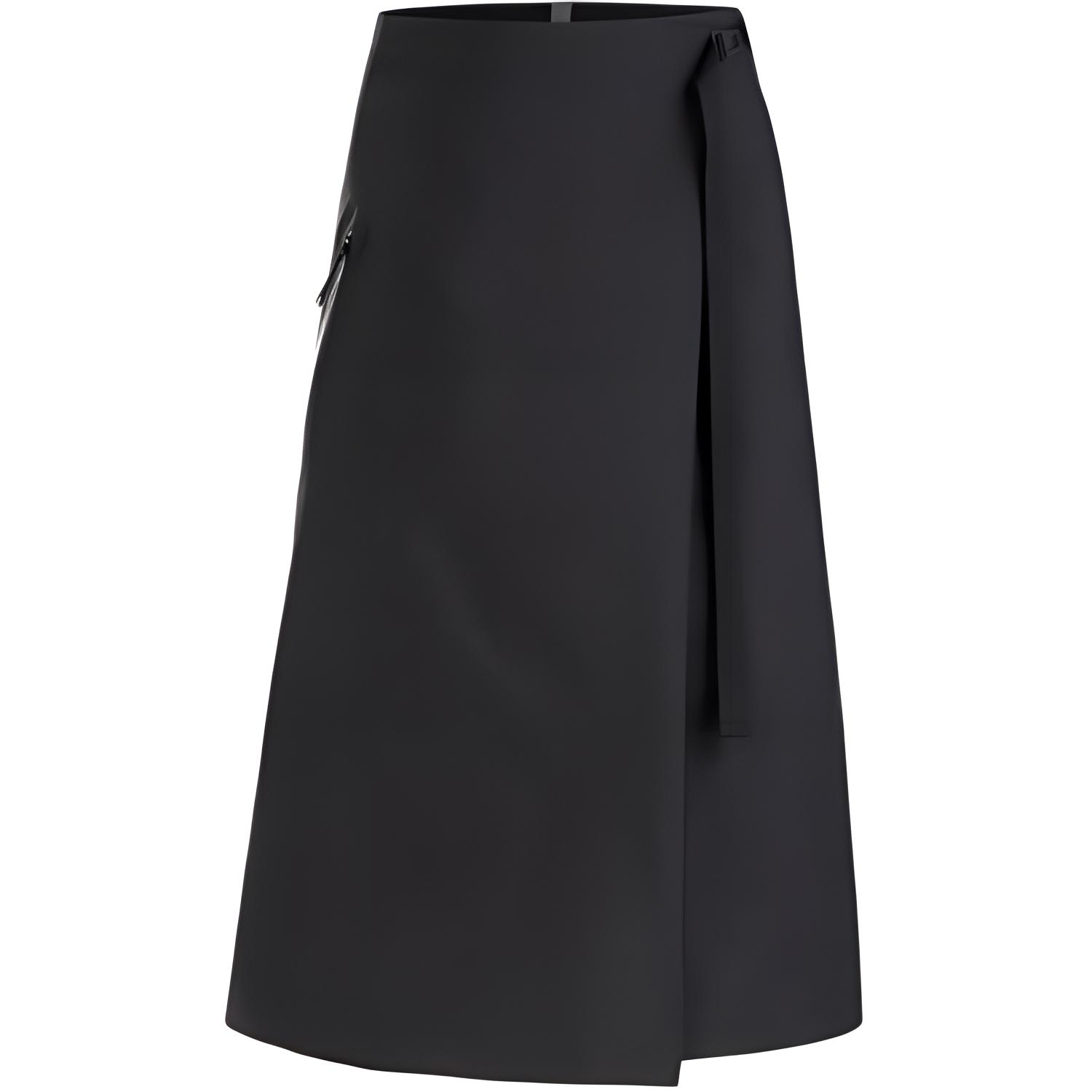

Veilance Collection LOTA Юбка Повседневная Длинная Юбка Женская Черная Arcteryx