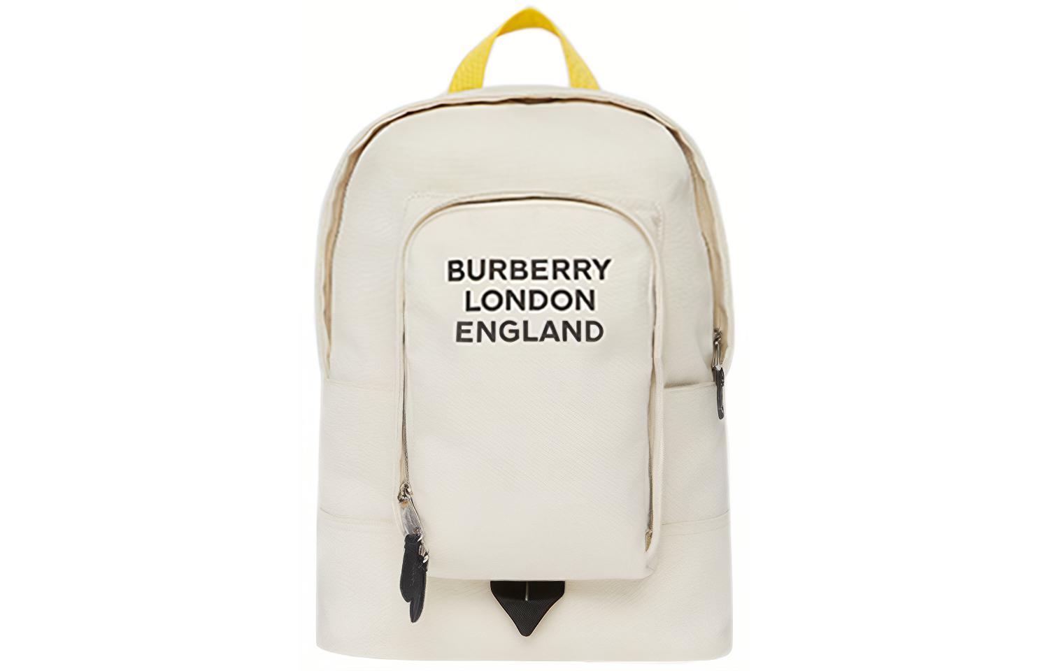 

Burberry Холщовый рюкзак для тубы мужской светло-желтый