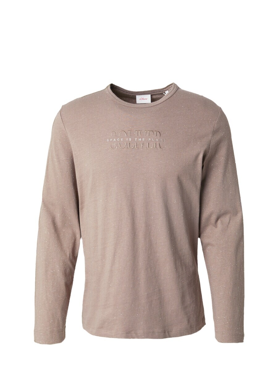 

Лонгслив s.Oliver Shirt, коричневый