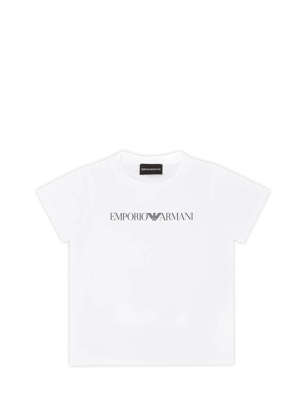 

Белая детская футболка Emporio Armani