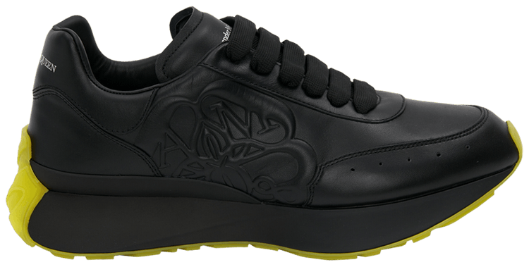 

Кроссовки Alexander McQueen Sprint Runner 'Black Yellow', черный