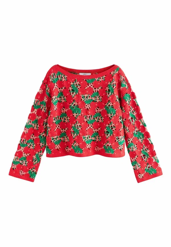 Джемпер Next, red cherry, вишнёво-красный