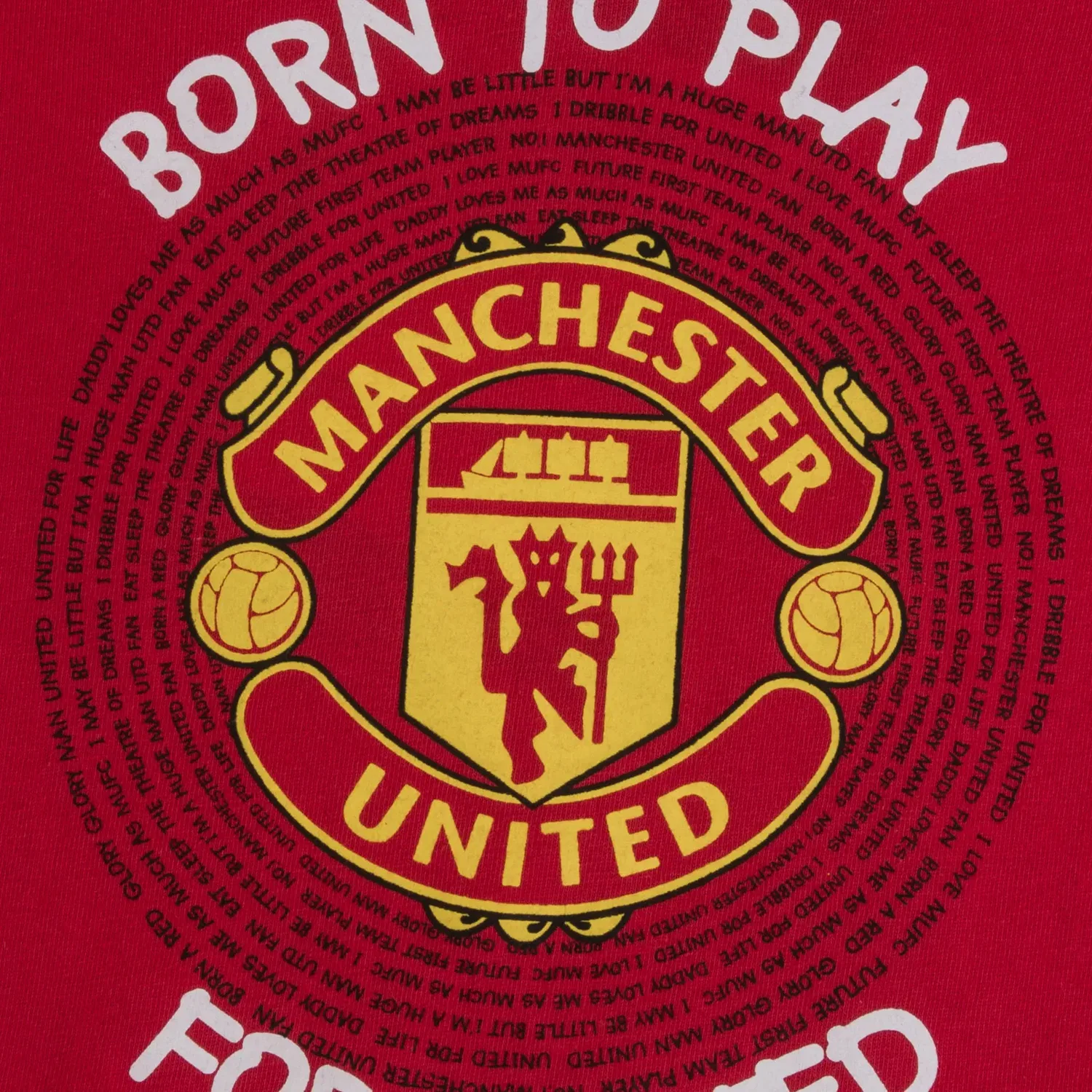 Пижама для мальчиков Manchester United FC, темно-красный — фото 3