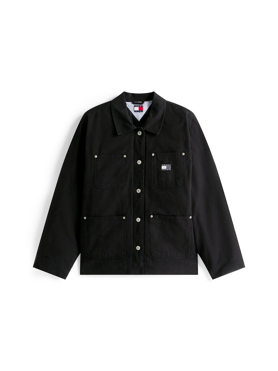 

Куртка межсезонная Tommy Jeans, черный деним