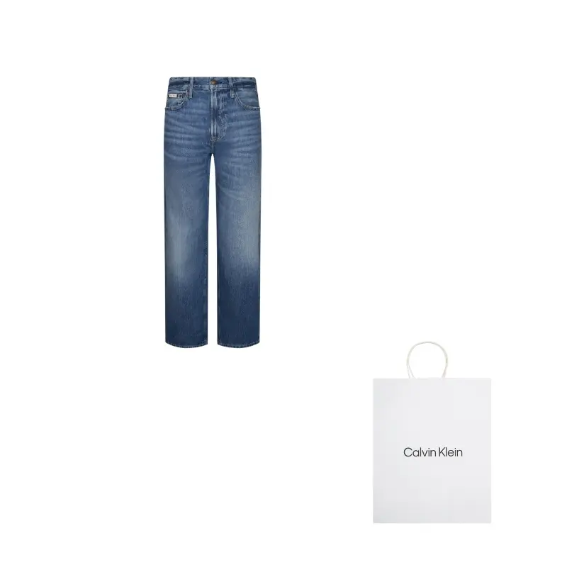 

Calvin Klein Джинсы мужские 0QQ деним светло-голубые