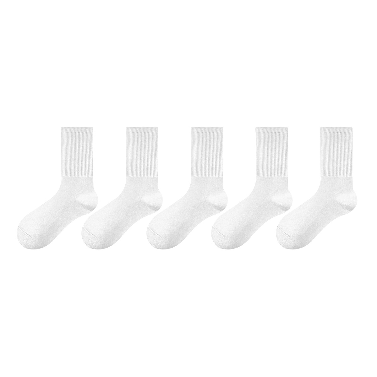 

Носки до середины голени унисекс, 5 пар MIIOW, 5 Pack (Black)