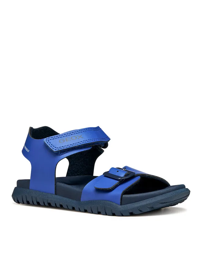 Geox Сандалии J Sandal Fusbetto Bo J35HMA 000BC C4227 S синие — фото 2