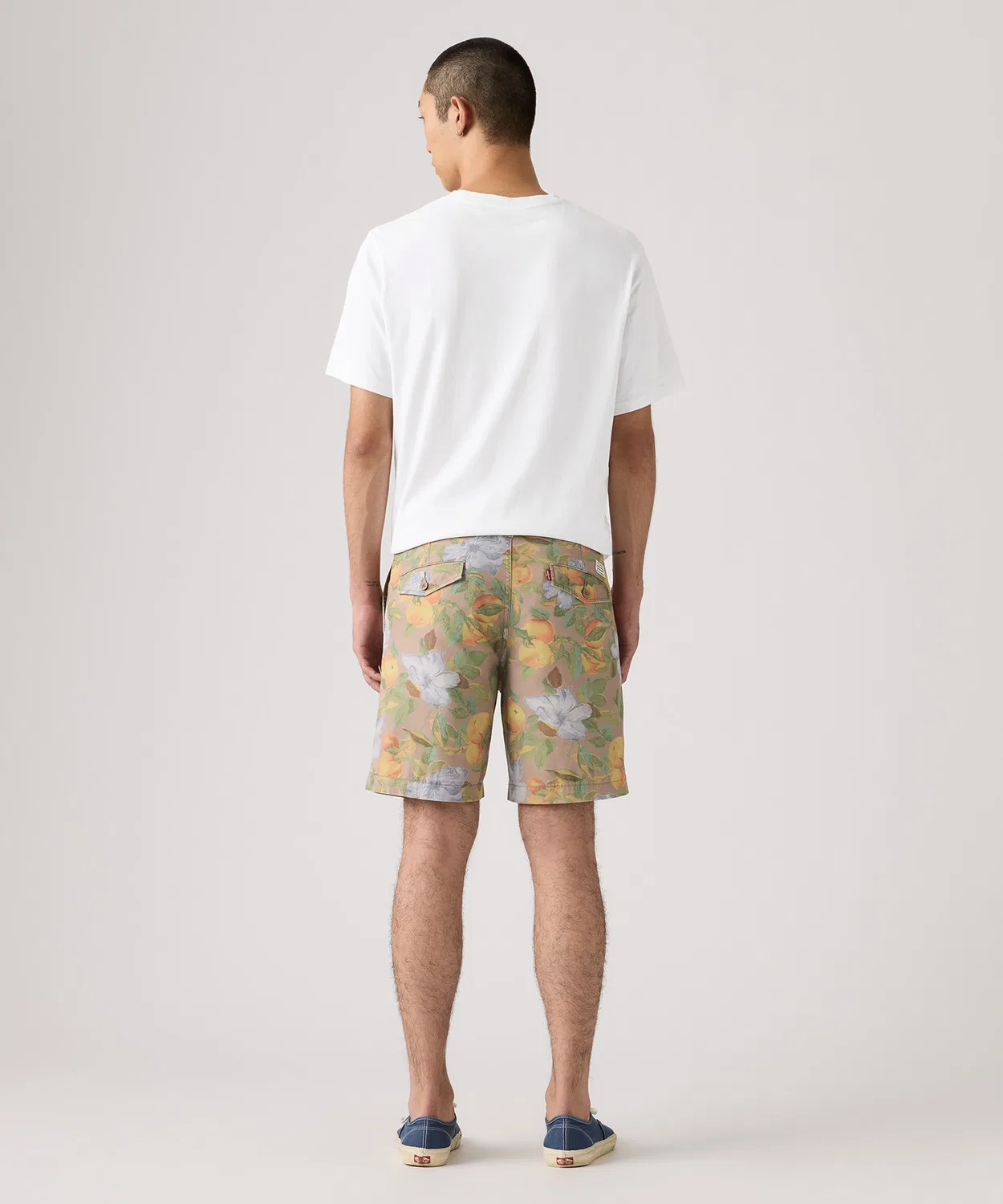 Шорты Levi's XX Authentic с цветочным принтом, зеленые — фото 4