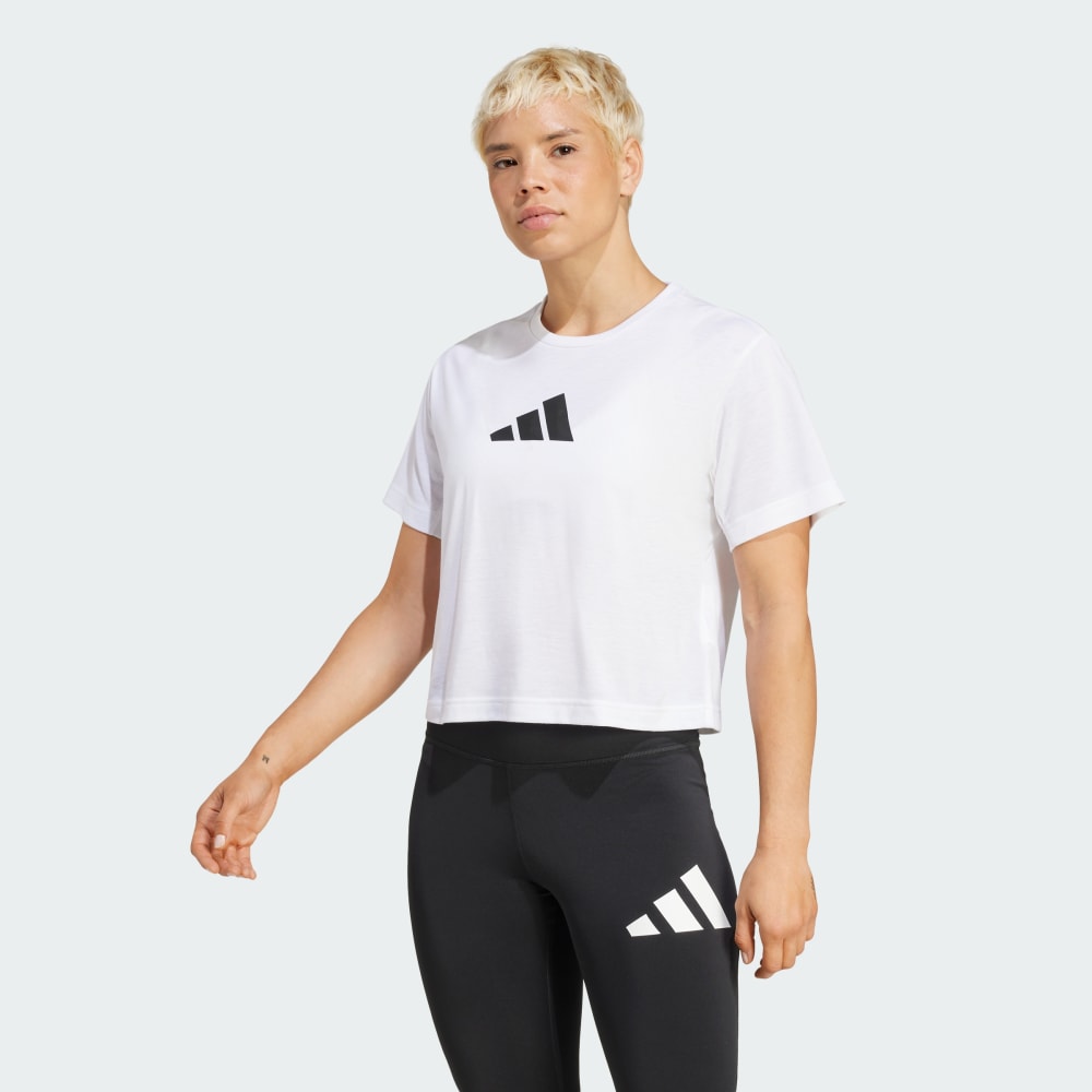 

Спортивная футболка Adidas Train Essentials Big Logo Performance Training Tee, белый