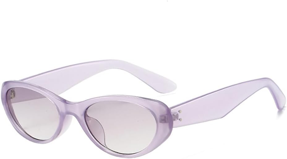 

Солнцезащитные очки UV400 с заклепками "кошачий глаз" красного и желтого цвета для женщин и мужчин, для бега и занятий спортом на открытом воздухе UYPTK, Purple Purple