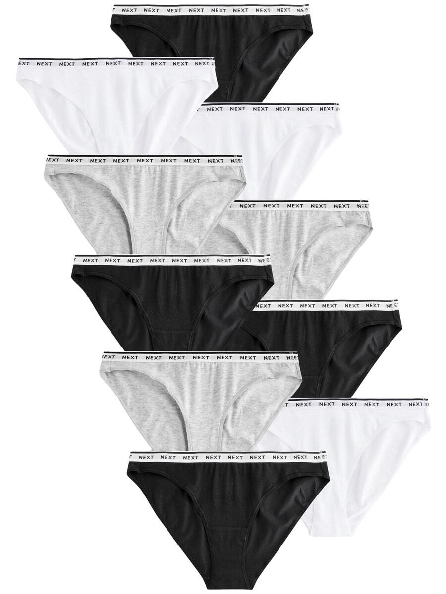 

Трусики Next, цвет mottled grey/Black/White
