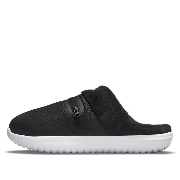 Тапочки burrow 'black white' Nike, черный
